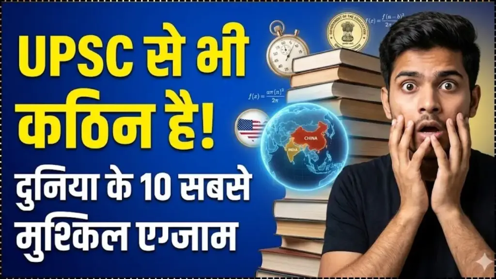 UPSC से भी कठिन है ये परीक्षा! दुनिया के 10 सबसे मुश्किल एग्जाम; क्या आप जानते हैं भारत के कौन से 2 नाम हैं शामिल? 1 10 Most Difficult Exams in the World