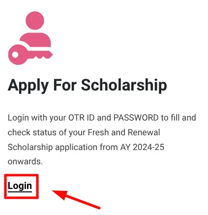 Choosing Login Option
