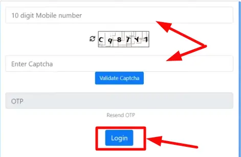 Login Yourself By Mobile No