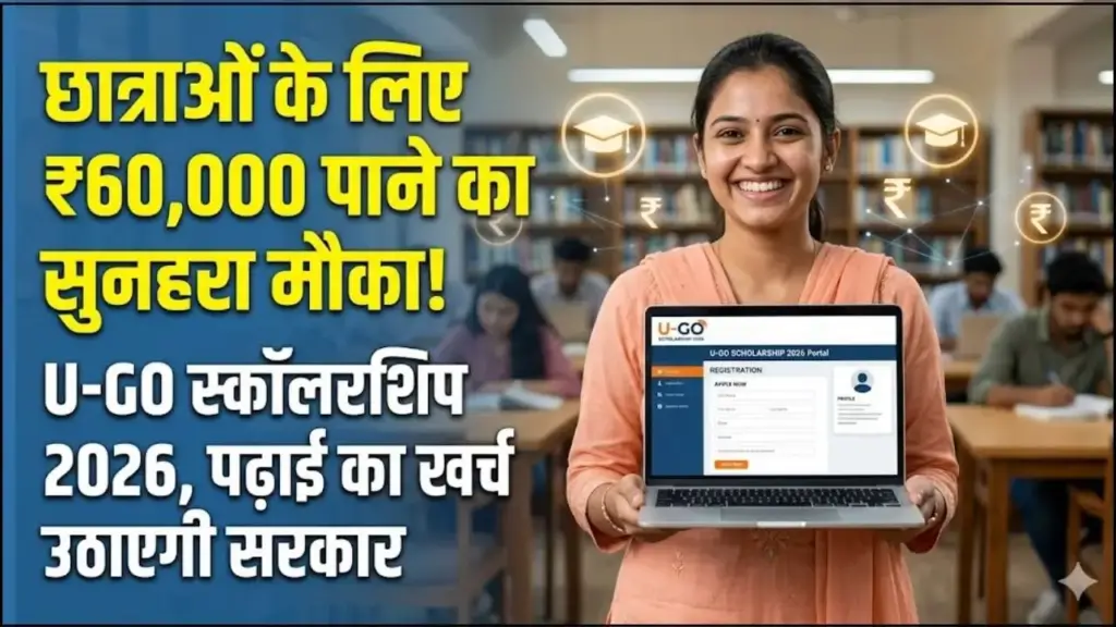 छात्राओं के लिए ₹60,000 पाने का सुनहरा मौका! U-GO स्कॉलरशिप 2026 के लिए ऐसे करें रजिस्ट्रेशन; पढ़ाई का खर्च उठाएगी सरकार 1 U-GO Scholarship 2026
