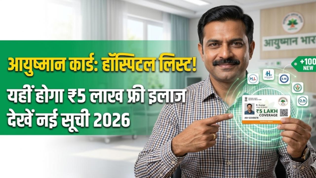Ayushman Card Hospital List : आयुष्मान कार्ड है तो नोट कर लें इन अस्पतालों के नाम! सिर्फ यहीं होगा ₹5 लाख तक का फ्री इलाज; देखें नई लिस्ट